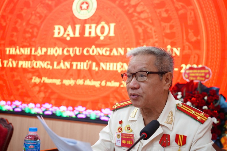 Đại hội thành lập Hội cựu Công an nhân dân xã Tây Phương lần thứ I, nhiệm kỳ 2026 – 2031 - Ảnh 4.
