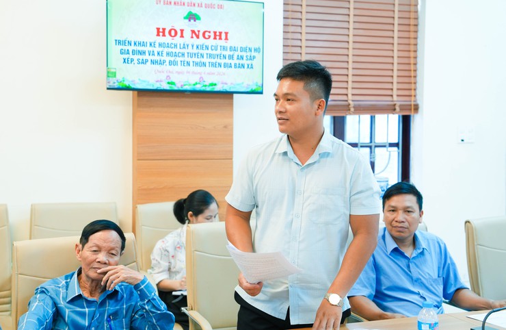 XÃ QUỐC OAI TRIỂN KHAI KẾ HOẠCH LẤY Ý KIẾN CỬ TRI VỀ ĐỀ ÁN SẮP XẾP, SÁP NHẬP, ĐỔI TÊN THÔN TRÊN ĐỊA BÀN- Ảnh 6.