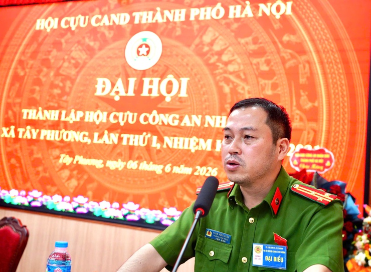 Đại hội thành lập Hội cựu Công an nhân dân xã Tây Phương lần thứ I, nhiệm kỳ 2026 – 2031 - Ảnh 6.