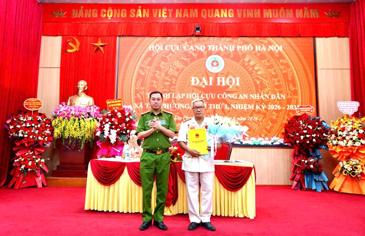 Đại hội thành lập Hội cựu Công an nhân dân xã Tây Phương lần thứ I, nhiệm kỳ 2026 – 2031 - Ảnh 7.