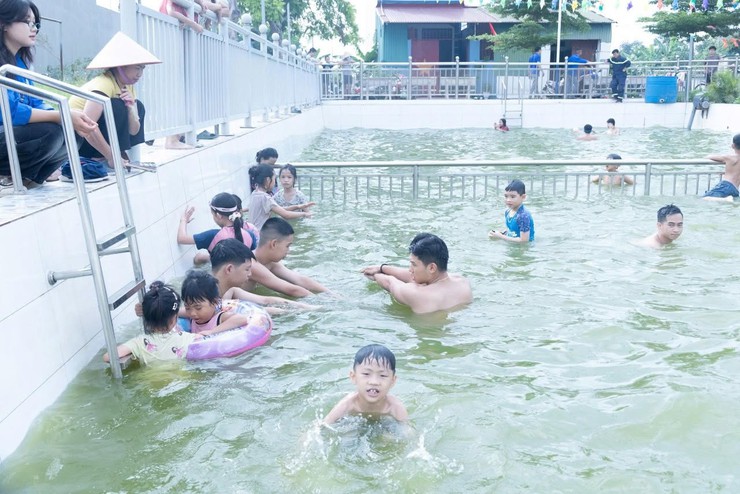 KHAI MẠC LỚP DẠY BƠI, PHÒNG CHỐNG TAI NẠN ĐUỐI NƯỚC CHO THANH THIẾU NHI XÃ ỨNG THIÊN NĂM 2026- Ảnh 6.