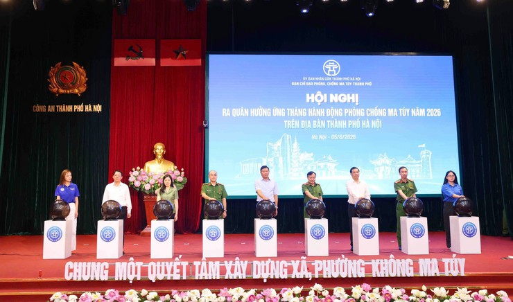 XÃ ỨNG HOÀ THAM DỰ HỘI NGHỊ TRỰC TUYẾN RA QUÂN HƯỞNG ỨNG THÁNG HÀNH ĐỘNG PHÒNG, CHỐNG MA TÚY NĂM 2026- Ảnh 2.