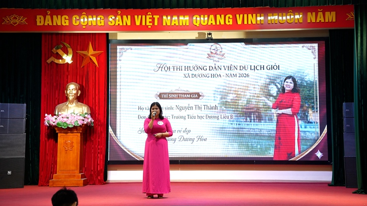 UBND xã Dương Hoà tổ chức vòng bán kết Hội thi “Hướng dẫn viên du lịch giỏi” năm 2026- Ảnh 5.