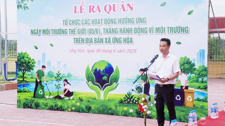 ỨNG HOÀ RA QUÂN HƯỞNG ỨNG NGÀY MÔI TRƯỜNG THẾ GIỚI (05/6) VÀ THÁNG HÀNH ĐỘNG VÌ MÔI TRƯỜNG NĂM 2026.- Ảnh 2.