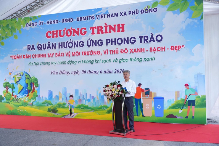 Xã Phù Đổng quyết tâm xây dựng môi trường sống trong lành, bền vững - Ảnh 2.