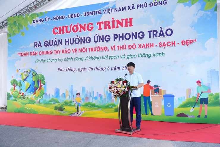 Xã Phù Đổng quyết tâm xây dựng môi trường sống trong lành, bền vững - Ảnh 3.