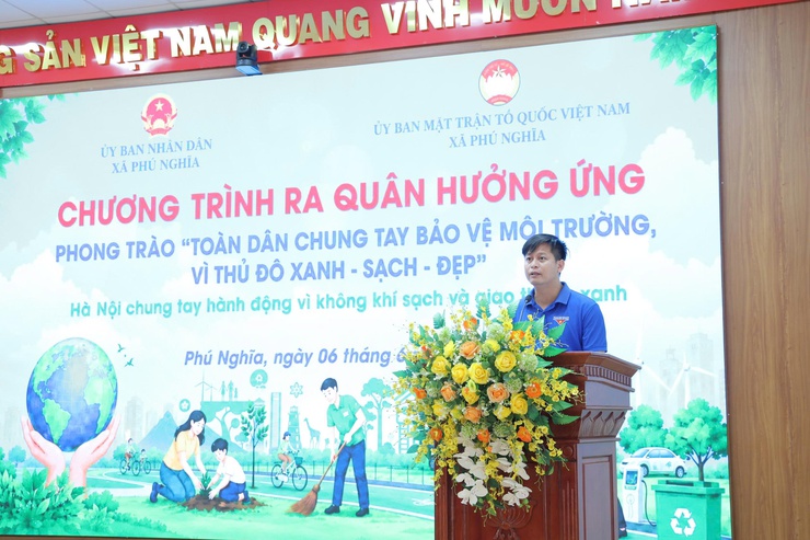 Phú Nghĩa ra quân hưởng ứng phong trào “Toàn dân chung tay bảo vệ môi trường, vì Thủ đô xanh - sạch - đẹp”- Ảnh 5.