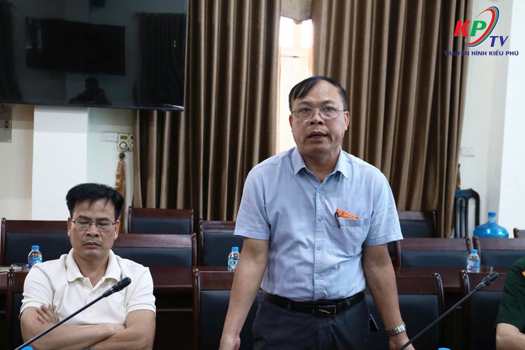 Ban cưỡng chế xã Kiều Phú tổ chức hội nghị triển khai Kế hoạch và phương án cưỡng chế thu hồi đất tại thôn Ngọc Than- Ảnh 4.