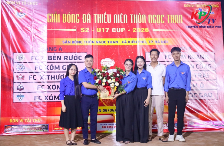 Lễ khai mạc Giải Bóng đá Thiếu niên thôn Ngọc Than lần thứ II năm 2026 – Tranh Cúp U17- Ảnh 5.