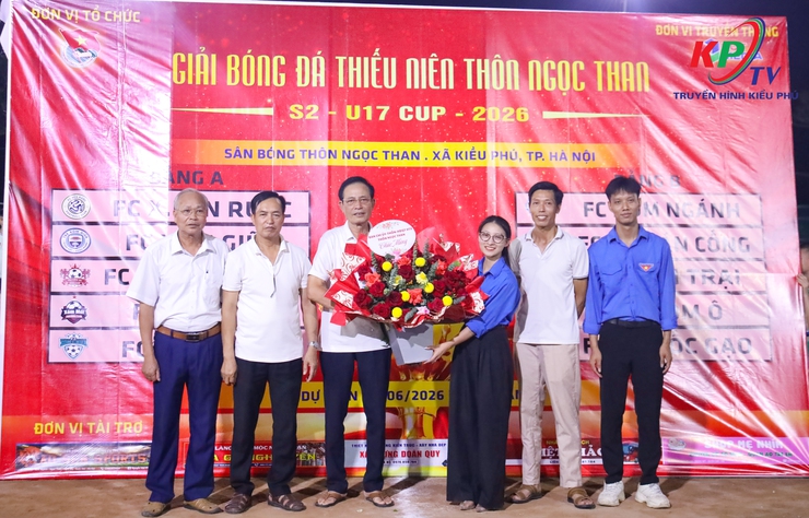 Lễ khai mạc Giải Bóng đá Thiếu niên thôn Ngọc Than lần thứ II năm 2026 – Tranh Cúp U17- Ảnh 6.