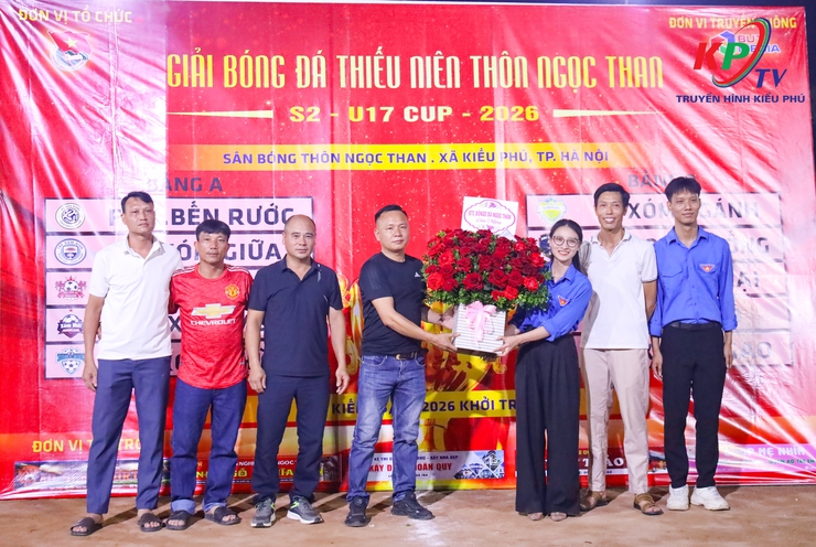 Lễ khai mạc Giải Bóng đá Thiếu niên thôn Ngọc Than lần thứ II năm 2026 – Tranh Cúp U17- Ảnh 8.