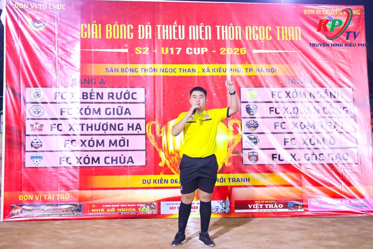 Lễ khai mạc Giải Bóng đá Thiếu niên thôn Ngọc Than lần thứ II năm 2026 – Tranh Cúp U17- Ảnh 10.