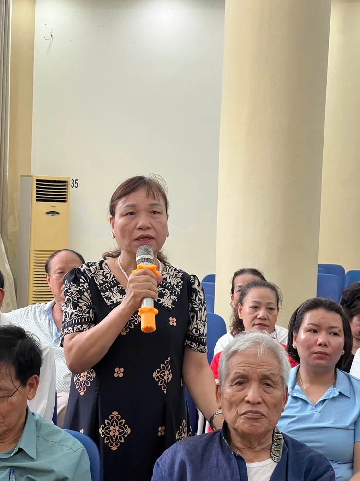 Phường Khương Đình tổ chức Hội nghị tiếp xúc cử tri trước kỳ họp thứ 3 giữa đại biểu HĐND phường khóa II với cử tri đơn vị bầu cử số 5- Ảnh 4.