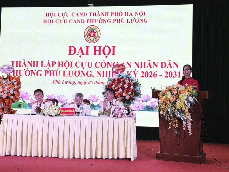 Đại hội thành lập Hội cựu Công an nhân dân phường Phú Lương, nhiệm kỳ 2026 - 2031- Ảnh 4.