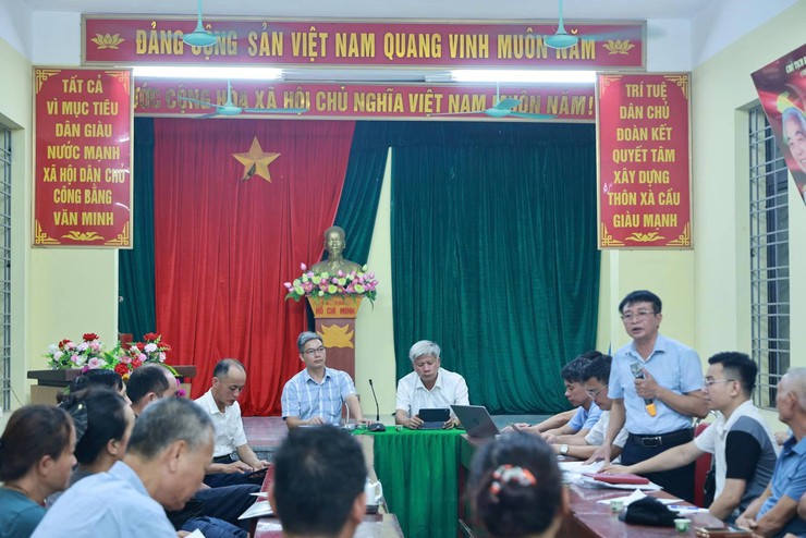 58 hộ dân tham dự hội nghị tuyên truyền công tác bồi thường, hỗ trợ thực hiện Dự án Quốc lộ 21B- Ảnh 1.