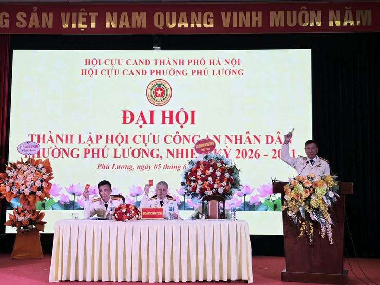 Đại hội thành lập Hội cựu Công an nhân dân phường Phú Lương, nhiệm kỳ 2026 - 2031- Ảnh 3.