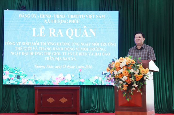 Xã Thượng Phúc ra quân tổng vệ sinh môi trường hưởng ứng ngày môi trường Thế giới 5/6- Ảnh 2.