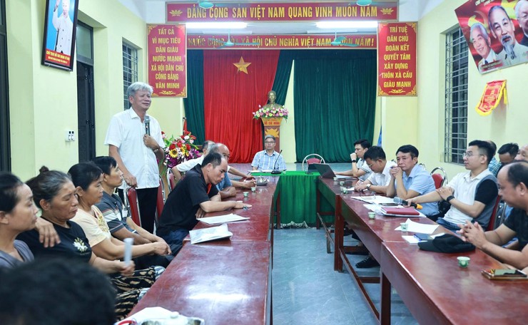 58 hộ dân tham dự hội nghị tuyên truyền công tác bồi thường, hỗ trợ thực hiện Dự án Quốc lộ 21B- Ảnh 4.