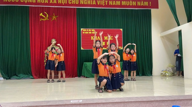 THÔN ĐỐNG VŨ KHAI MẠC SINH HOẠT HÈ NĂM 2026 TẠO SÂN CHƠI LÀNH MẠNH CHO THANH THIẾU NHI TRONG DỊP HÈ- Ảnh 3.