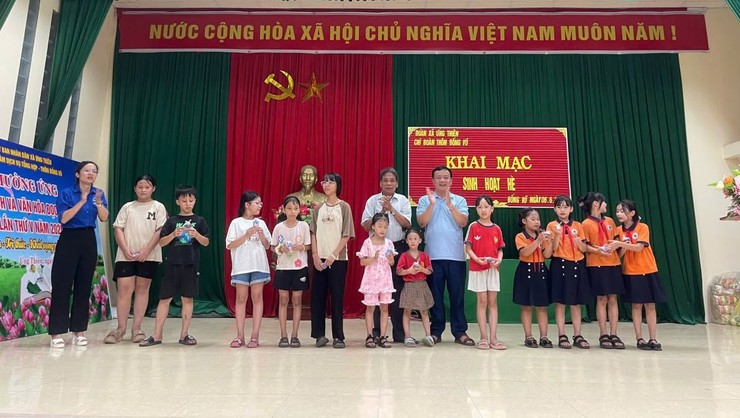 THÔN ĐỐNG VŨ KHAI MẠC SINH HOẠT HÈ NĂM 2026 TẠO SÂN CHƠI LÀNH MẠNH CHO THANH THIẾU NHI TRONG DỊP HÈ- Ảnh 5.