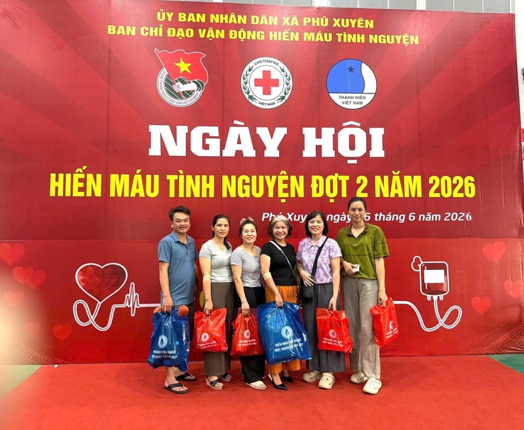 PHÚ XUYÊN TỔ CHỨC THÀNH CÔNG NGÀY HỘI HIẾN MÁU TÌNH NGUYỆN ĐỢT 2 NĂM 2026
- Ảnh 10.
