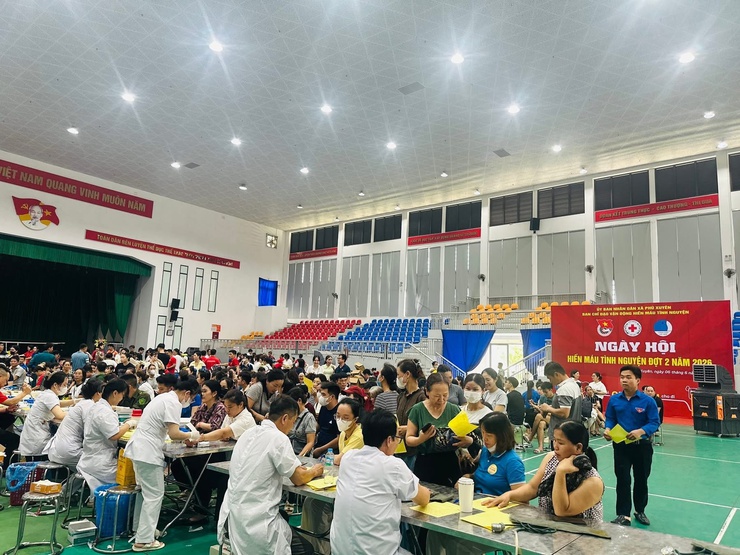 PHÚ XUYÊN TỔ CHỨC THÀNH CÔNG NGÀY HỘI HIẾN MÁU TÌNH NGUYỆN ĐỢT 2 NĂM 2026
- Ảnh 7.