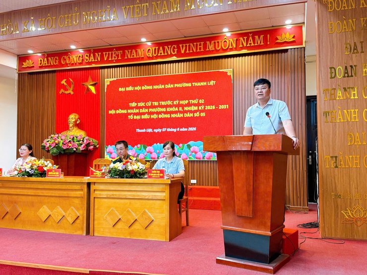 Nhiều ý kiến dân sinh được nêu tại hội nghị tiếp xúc cử tri Tổ đại biểu HĐND phường số 5 - Ảnh 1.