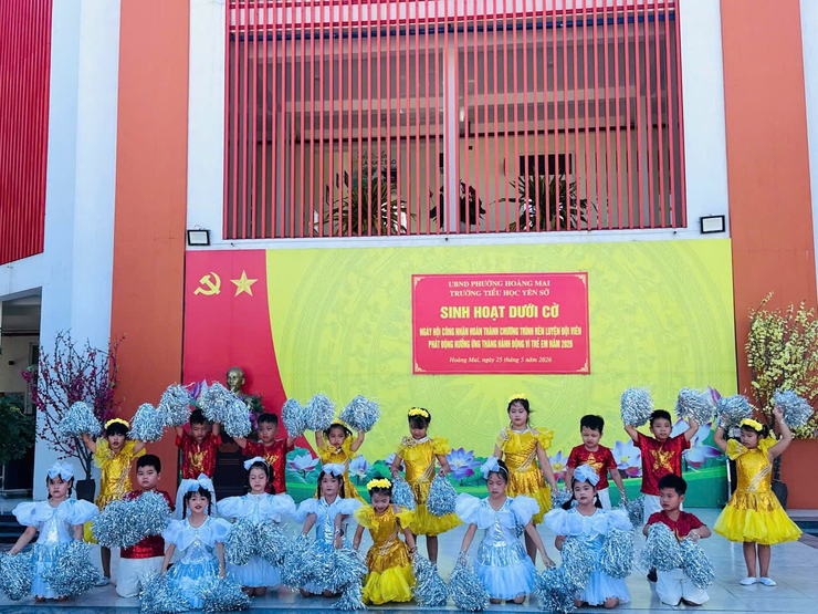Trường Tiểu học Yên Sở tổ chức Ngày hội công nhận chuyên hiệu Rèn luyện đội viên - Năm học 2025 - 2026- Ảnh 2.
