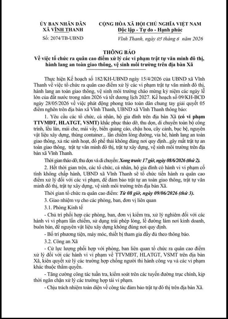 UỶ BAN NHÂN DÂN XÃ VĨNH THANH- Ảnh 1.
