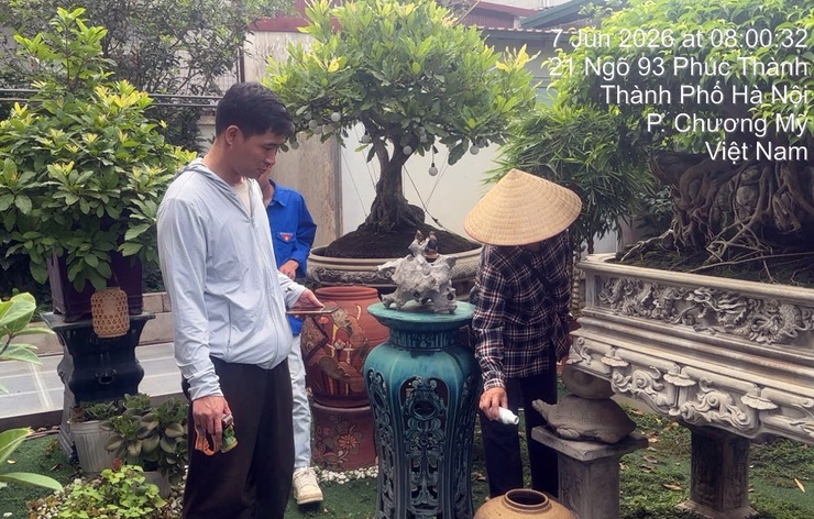 Phường Chương Mỹ đồng loạt ra quân tổng vệ sinh môi trường, diệt bọ gậy, chủ động phòng chống sốt xuất huyết năm 2026- Ảnh 1.