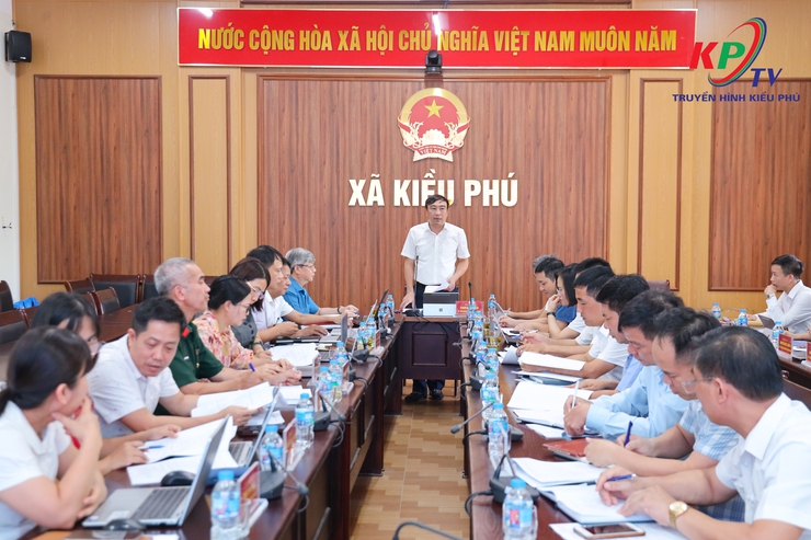 Đảng ủy xã Kiều Phú tổ chức Hội nghị lần thứ XII Ban Chấp hành Đảng bộ xã khóa I, nhiệm kỳ 2025-2030- Ảnh 2.