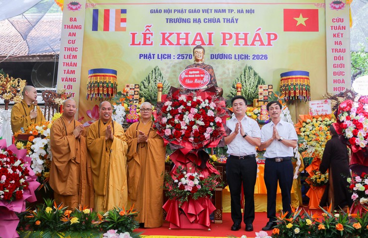 Trang nghiêm Khai pháp An cư kiết hạ tại Hạ trường Chùa Thầy năm 2026 (PL.2570)- Ảnh 3.