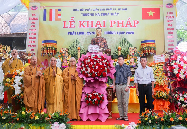 Trang nghiêm Khai pháp An cư kiết hạ tại Hạ trường Chùa Thầy năm 2026 (PL.2570)- Ảnh 4.