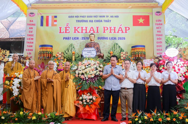 Trang nghiêm Khai pháp An cư kiết hạ tại Hạ trường Chùa Thầy năm 2026 (PL.2570)- Ảnh 5.