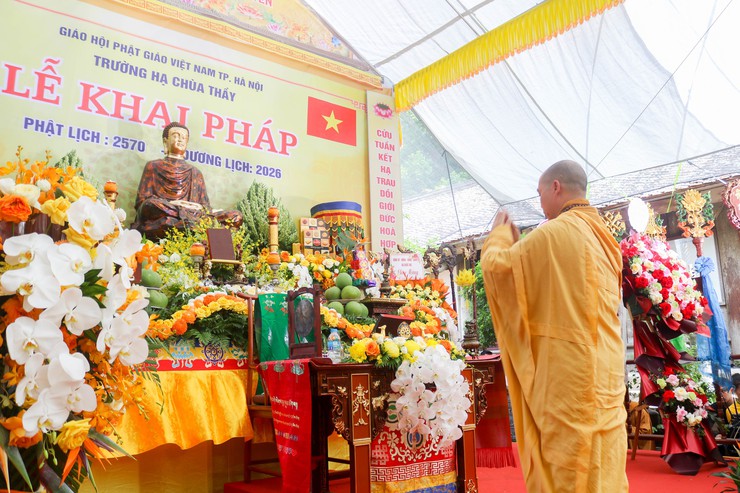 Trang nghiêm Khai pháp An cư kiết hạ tại Hạ trường Chùa Thầy năm 2026 (PL.2570)- Ảnh 12.