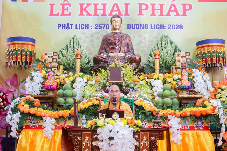 Trang nghiêm Khai pháp An cư kiết hạ tại Hạ trường Chùa Thầy năm 2026 (PL.2570)- Ảnh 13.