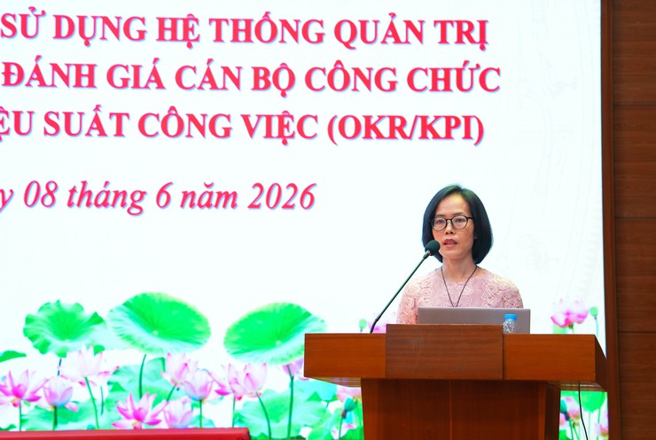 Xã Quốc Oai tổ chức tập huấn sử dụng Hệ thống quản trị thực thi nhiệm vụ và đánh giá cán bộ theo phương pháp OKR/KPI trên nền tảng HanoiWork- Ảnh 3.