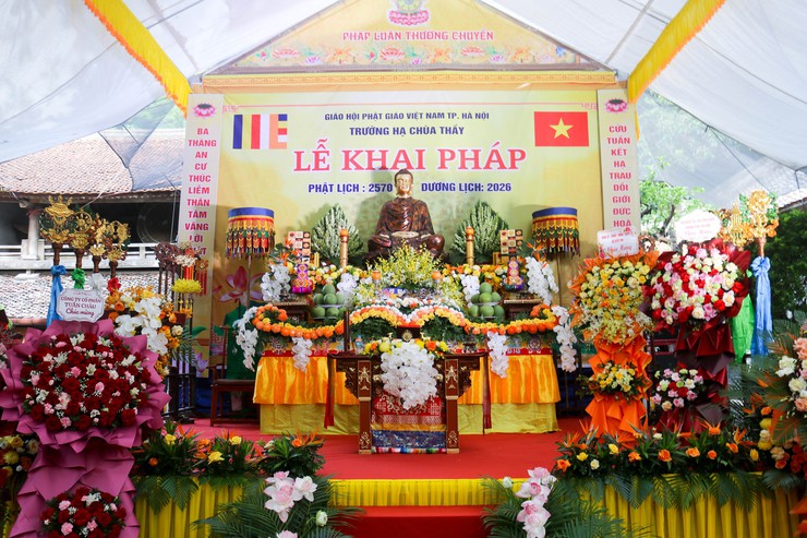 Trang nghiêm Khai pháp An cư kiết hạ tại Hạ trường Chùa Thầy năm 2026 (PL.2570)- Ảnh 18.