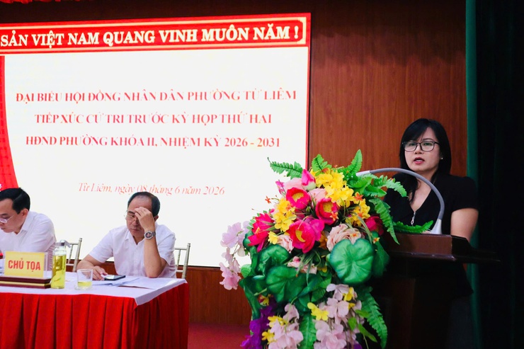 Chủ tịch UBND phường Nguyễn Thanh Bình tiếp xúc cử tri trước kỳ họp thứ hai HĐND phường khóa II, nhiệm kỳ 2026 -2031- Ảnh 3.
