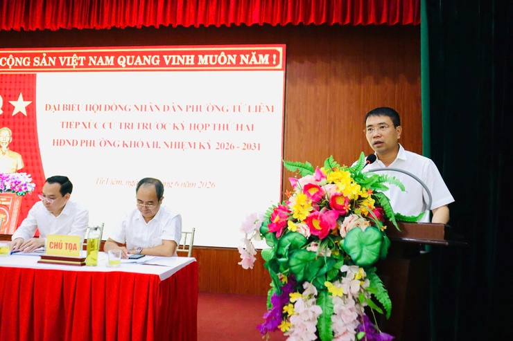 Chủ tịch UBND phường Nguyễn Thanh Bình tiếp xúc cử tri trước kỳ họp thứ hai HĐND phường khóa II, nhiệm kỳ 2026 -2031- Ảnh 5.