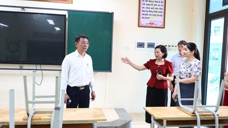 THẠCH THẤT KIỂM TRA CÔNG TÁC CHUẨN BỊ KỲ THI TỐT NGHIỆP THPT NĂM 2026- Ảnh 5.