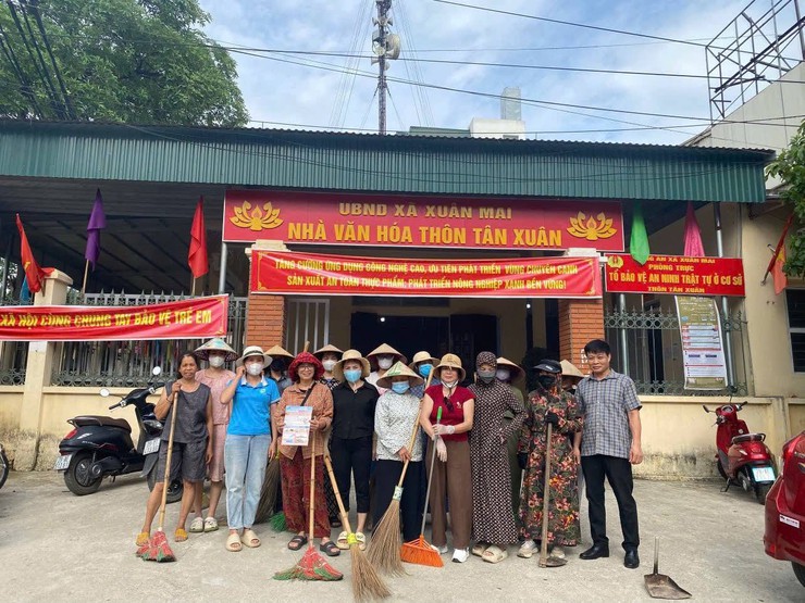 Xuân Mai ra quân tổng vệ sinh môi trường, chủ động phòng chống sốt xuất huyết- Ảnh 4.
