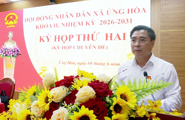 HĐND XÃ ỨNG HÒA KHÓA II, NHIỆM KỲ 2026-2031 TỔ CHỨC KỲ HỌP THỨ HAI (KỲ HỌP CHUYÊN ĐỀ).- Ảnh 3.