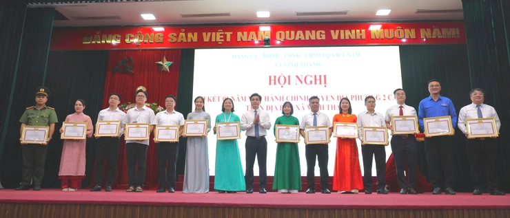 XÃ VĨNH THANH SƠ KẾT 01 NĂM THỰC HIỆN MÔ HÌNH CHÍNH QUYỀN ĐỊA PHƯƠNG 02 CẤP, PHÁT ĐỘNG THI ĐUA GIAI ĐOẠN 2026 - 2030- Ảnh 12.