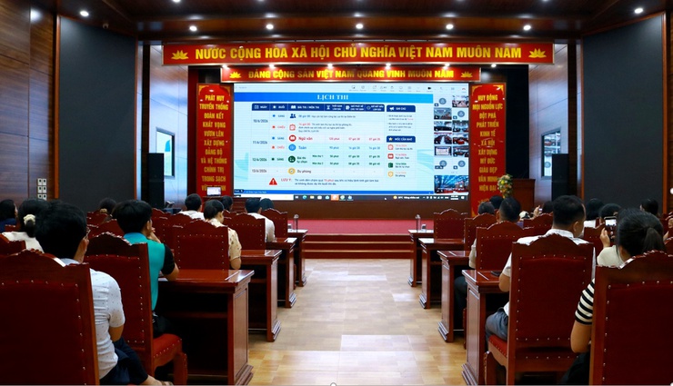  Xã Mỹ Đức dự hội nghị trực tuyến hướng dẫn công tác coi thi tốt nghiệp THPT năm 2026- Ảnh 2.