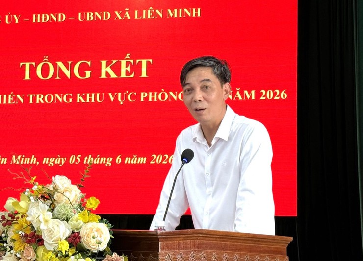 Xã Liên Minh: Tổng kết nhiệm vụ Diễn tập tác chiến trong khu vực phòng thủ năm 2026- Ảnh 1.
