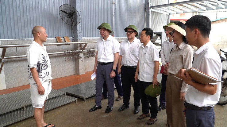 Lãnh đạo xã Đại Xuyên kiểm tra thực địa, đôn đốc triển khai Khu liên hợp giết mổ tập trung Quang Lãng- Ảnh 3.