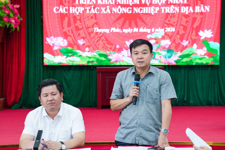 Xã Thượng Phúc triển khai công tác hợp nhất các Hợp tác xã nông nghiệp trên địa bàn- Ảnh 2.