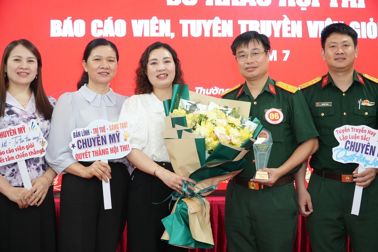 Thí sinh xã Chuyên Mỹ xuất sắc giành giải ba vòng sơ khảo Hội thi Báo cáo viên, Tuyên truyền viên giỏi cấp Thành phố năm 2026. - Ảnh 1.