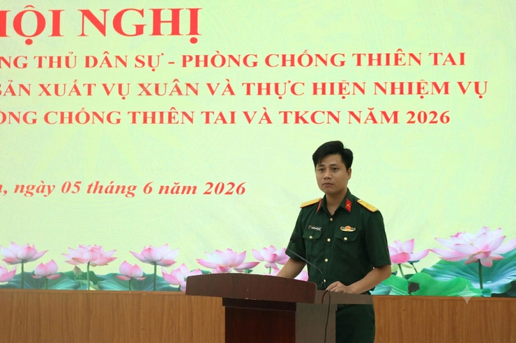 Mê Linh tổng kết công tác phòng thủ dân sự, PCTT & TKCN năm 2025, Sơ kết sản xuất vụ Xuân, triển khai sản xuất vụ Mùa và định hướng vụ Đông.- Ảnh 2.
